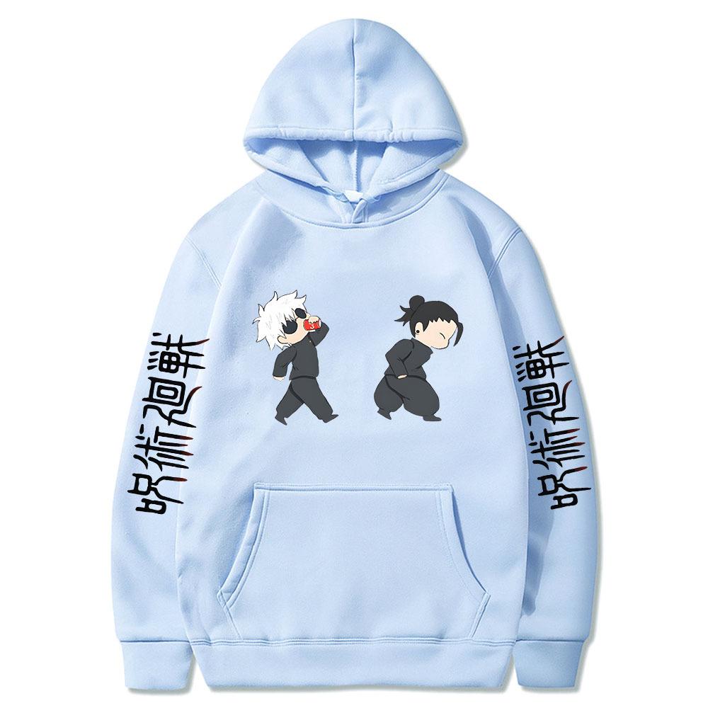 Jujutsu Kaisen Anime Hoodies Cartoon Satoru Gojo Cute Print