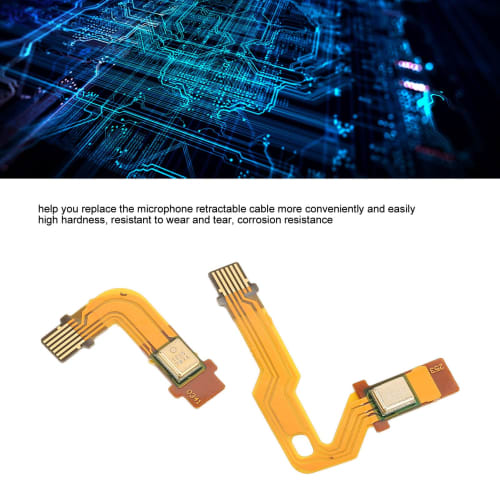 Replacement Microphone Flex Cable, High-strength Left and Right Speaker Connector Cable for Console Controllers, and Controller Handle Inner Microphon