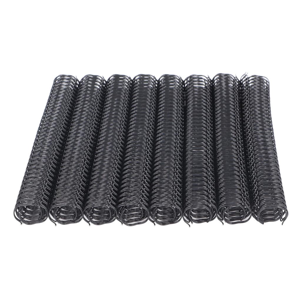 100PCS Double   Wire Binding Spines 9Celsius16 Inch 34   3:1 Pitch 120 Sheet Capacity   Spiral Binding Coil for Student Coworker