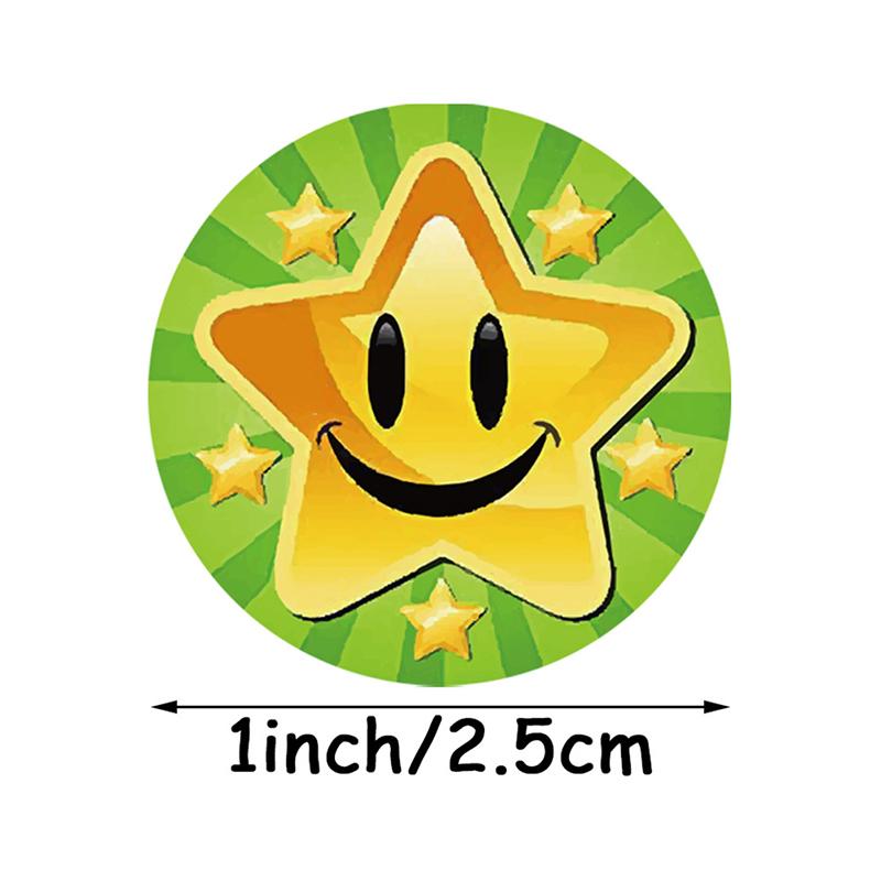 500Pcs Children Reward Stickers School Supplies Star Adhesive Seal Labels
