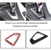 For BMW F20 F30 F22 F32 X3 X4 Carbon Fiber Gear Shift Knob Panel Cover Trim