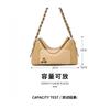 Small Woven Pillow Bag Genuine Leather Versatile Handbag Commuting Shoulder Large Capacity Simple Crossbody