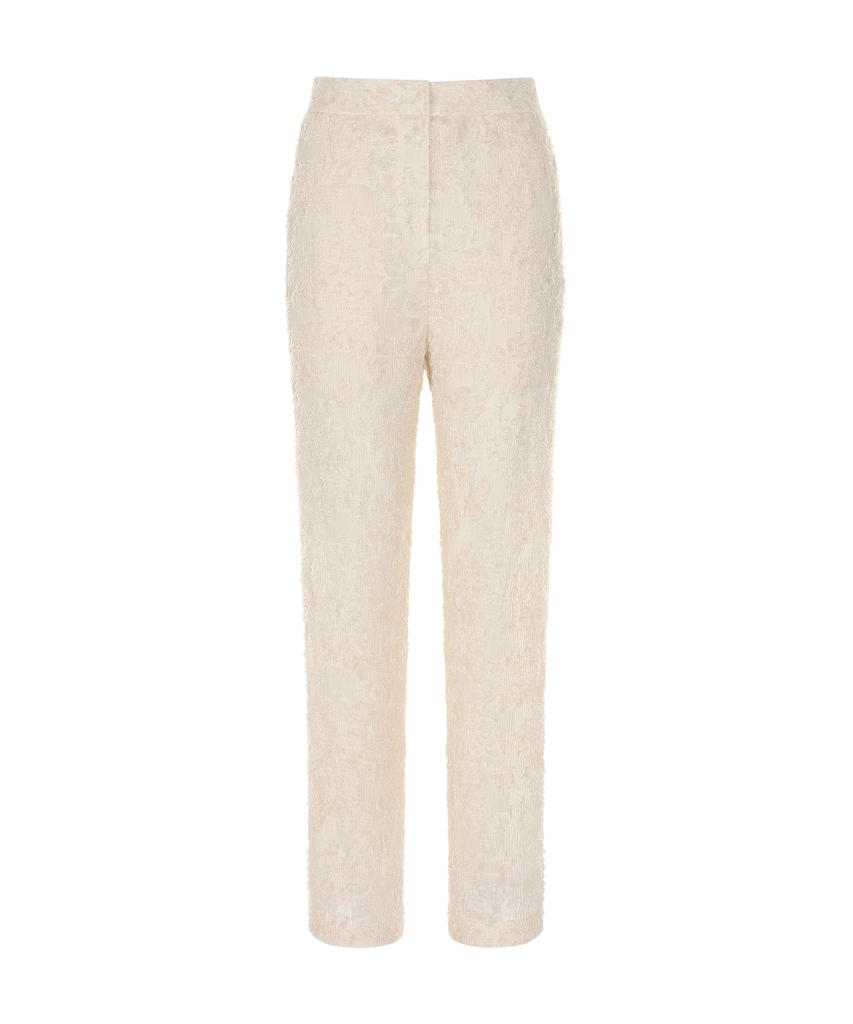 Yusentig Fringe Straight Fit Pants Light Beige Aw4Ml42090