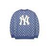 MLB Sweatshirts Unisex Blue Crew Neck Moderate Regular 3AMTM0614-50BLD