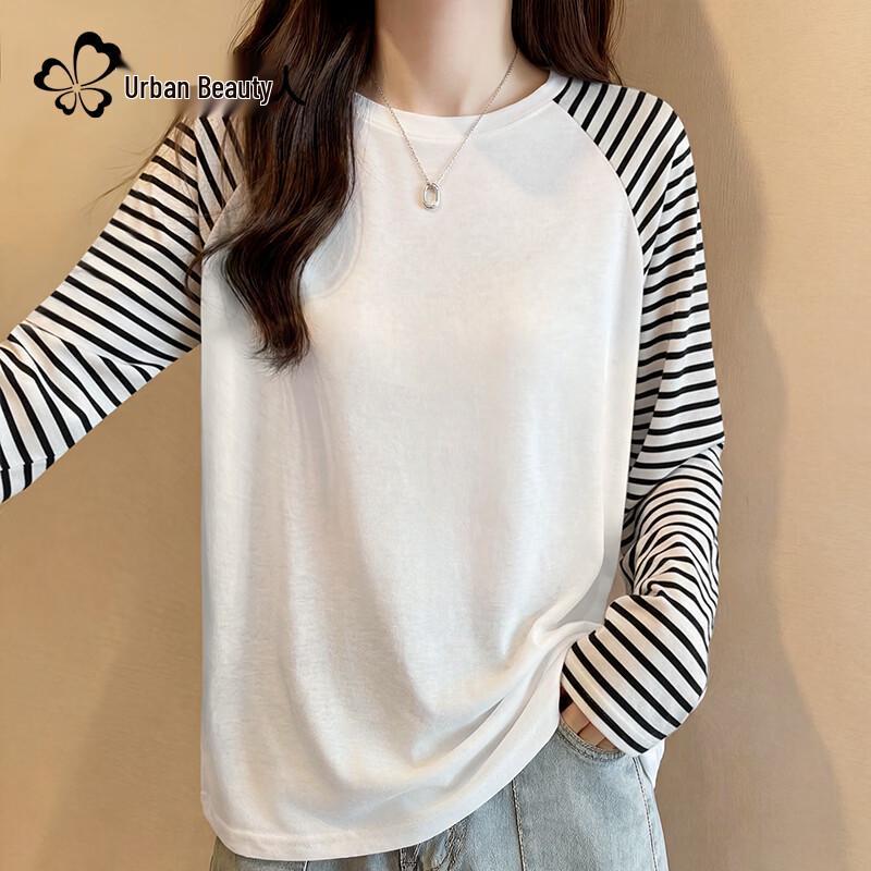 Urban Beauty Women s Color Block Lightweight Long Sleeve T-Shirt XL