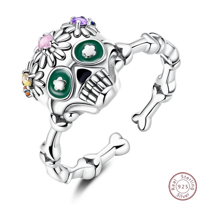 New 925 Silver Open Ring Hollow Rose Infinite Love Simple Ring Women Wedding Engagement Party Jewelry Gift