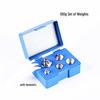 M2 Chrome Plated Calibration Weights Set for Electronic Scales: 5kg, 2kg, 1kg, 500g, 200g, 100g