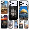 Muslimische Moschee Gebäude Bunter Stil Stoßfeste Handyhülle für iPhone 17 Air 16e 15 11 12 14 13 Pro Max Hülle Coque