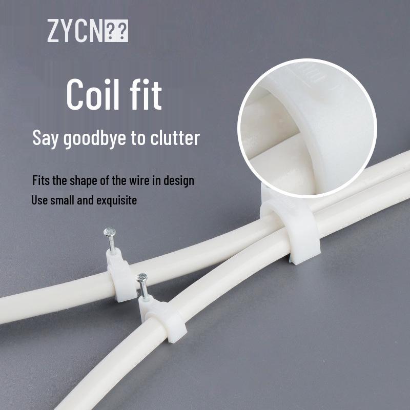 U-Shaped Steel Nail Wire Clip for Telephone and Network Cables