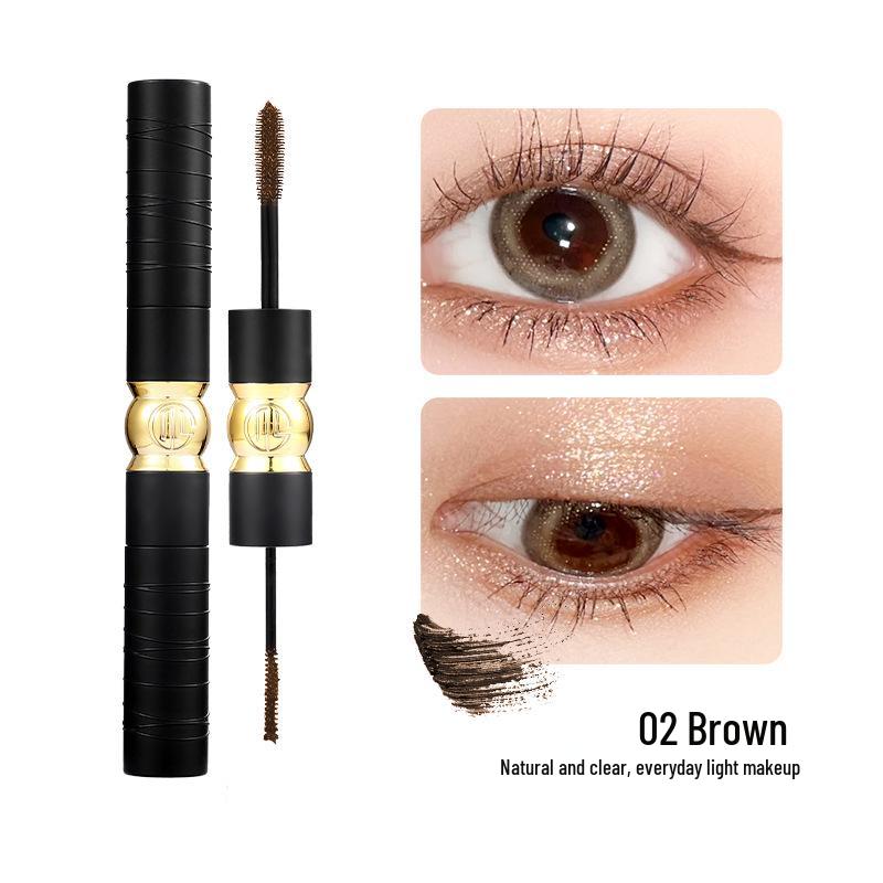 

MYG Тушь для ресниц с двойной кисточкой «Подсолнух»: Водостойкая, Не размазывающаяся, Удлиняющая, Подкручивающая, Придающая объем, Легко смываемая.