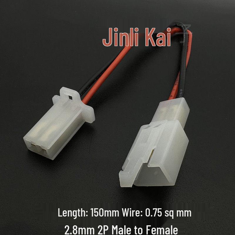 Electric Vehicle Handlebar Controller Connector: 2/3/4 Wire 2.8 Model Male/Female Plug