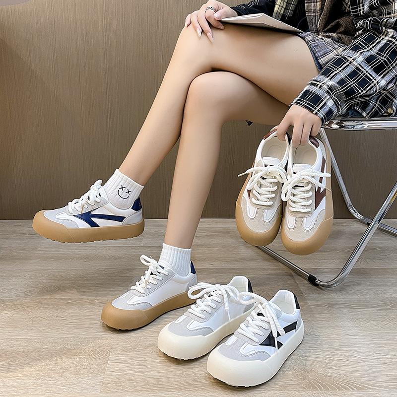Women's Autumn New Casual Flats Children Ins Versatile Student Board Shoes Sports and Leisure