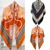 Soft Polyester Neck Scarf Multiuse Print Shawl Wrap Styling Scarf For Women and Girl Outdoor Beach Vacation Office