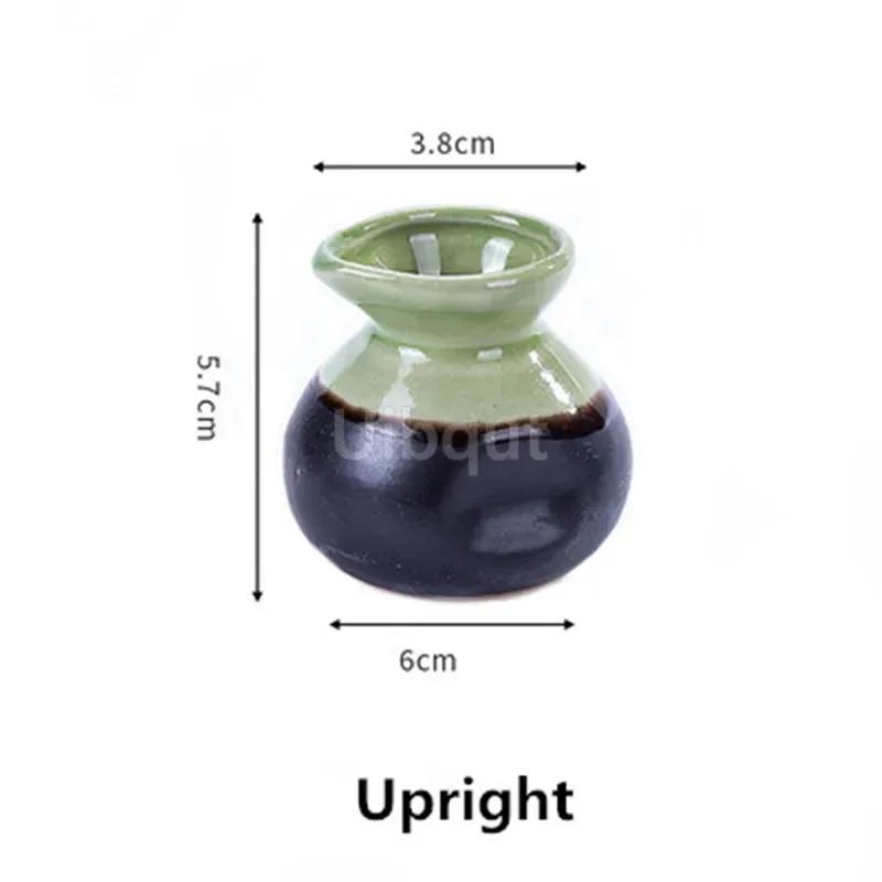 Sushi Shop Sashimi Plate Decoration Ceramic Small Bottle Dry Ice Japanese Kitchen Tableware Restaurant Toothpick Holder Storage