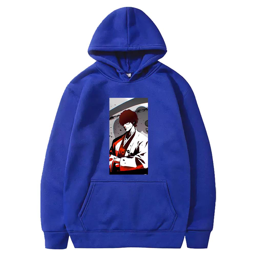 Harajuku Anime Manga BLEACH Kurosaki Ichigo Graphic Printed Hooded Men Women Classic Hoodies Oversized Pullover Male Sweatshirt