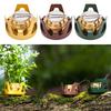Portable Aluminum Alloy Alcohol Stove with Lid Outdoor Camping Picnics Stove