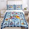 Winnie The Pooh All Season Duvet Cover Comforter Bedding Sets Soft Quilt Cover And Pillowcases Single/Double/Queen/King