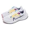 Nike Air Zoom Pegasus 40 თეთრი ღრმა სამეფო ვარდისფერი ქალის სპორტული ფეხსაცმელი Photon-Dust Fierce-pink Deep Royal-Blue DV3854-105