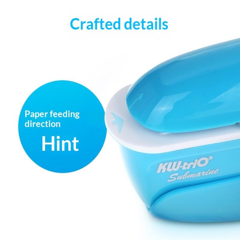 Heftgerät ohne Klammern für den Schreibtisch, zum Fixieren von bis zu 8 Blättern, für Zuhause, Schule, Büro, Schreibtisch-Heftgerät, Ticket-Papier und Dokumentenbindung