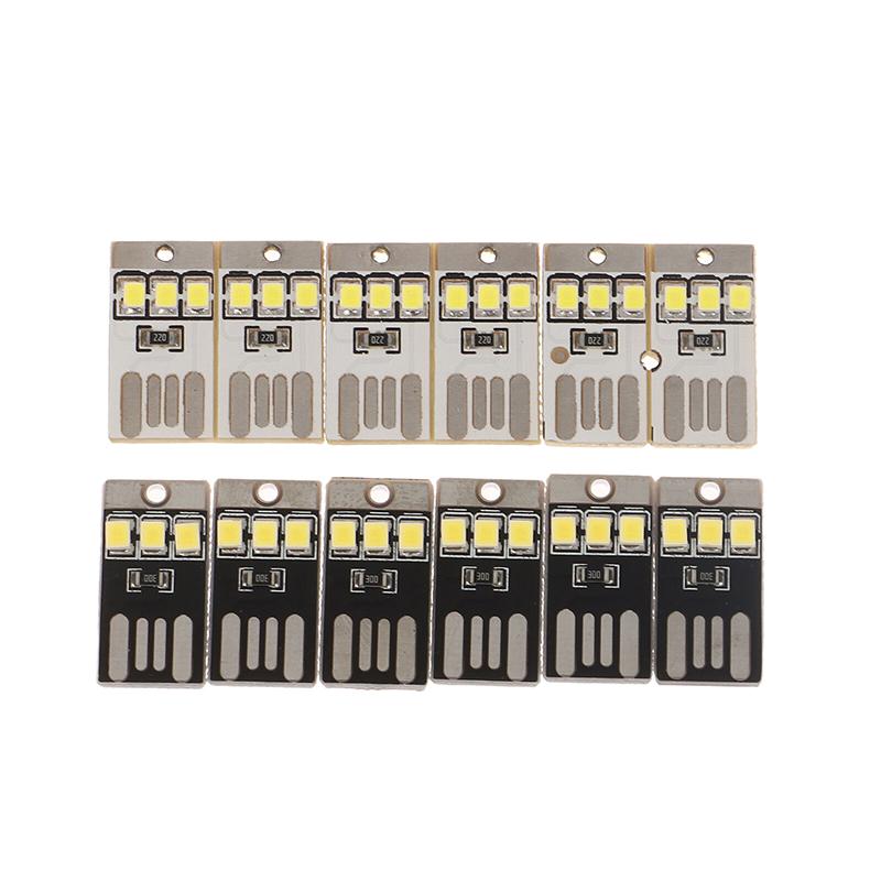 10Pcs Book Light Mini Night Lighting 2835 Smd Bulb 5V 0.2W Led Usb Light For Computer Mobile Power Supply Chip Led Nightlight