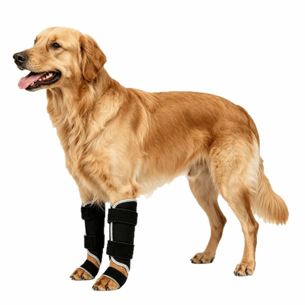 Tutore Regolabile per Zampe Anteriori Traspirante Protettore Legamenti Gamba Supporto per Infortuni alla Gamba per Animali Domestici Infortunati