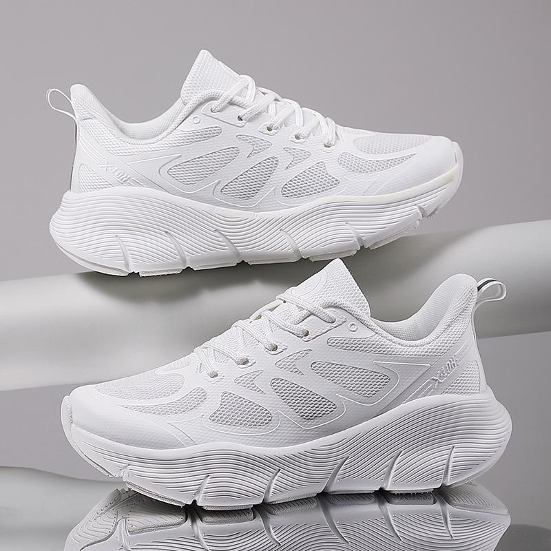Fashion Women's Orange Sneakers Breathable Mesh Sneakers for Women Shoes Outdoor Thick Sole Sports Shoes Spring Casual Tennis Shoes