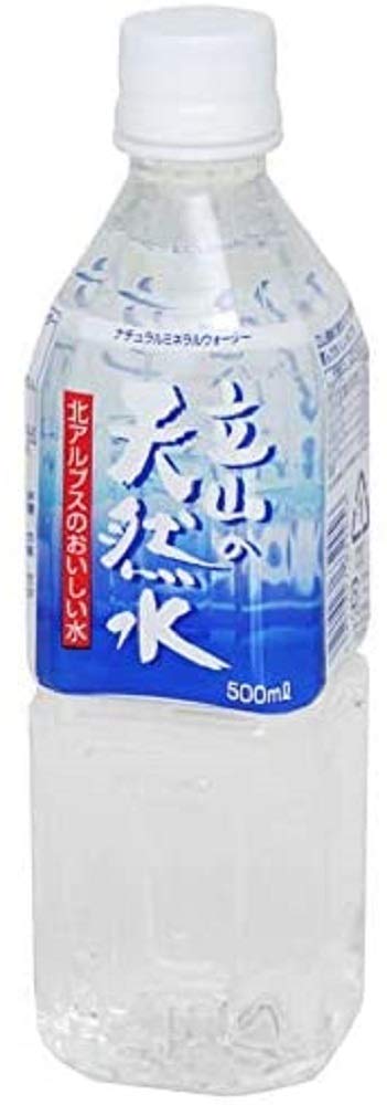 

Tateyama natural water 500ml x 24 bottles