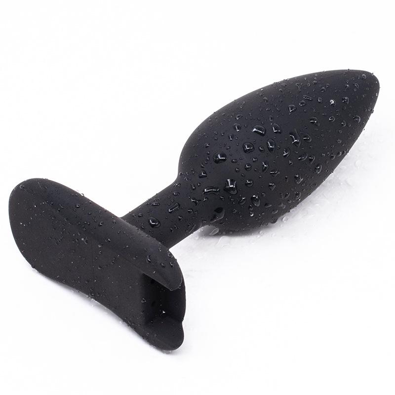 Multi-Frequency Silicone Anal Plug with Stepless Speed Control for G-Spot Stimulation and SM Play.