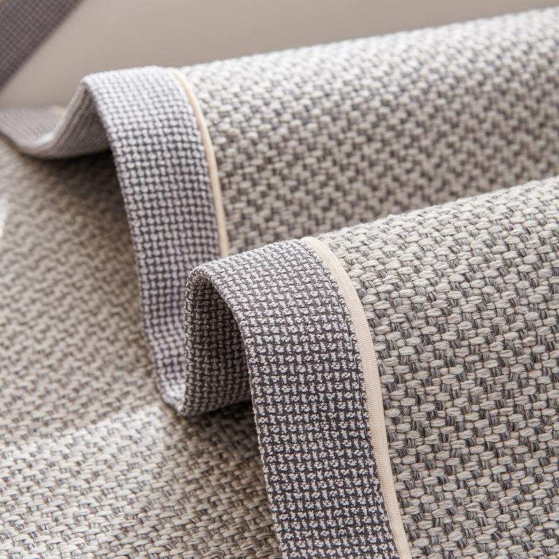 Cotton and Linen Jacquard Sofa Cushion Winter Thicken Soft Comfortable Modern Simple Wind Cover Cat Cushion Plush Sofa Cover