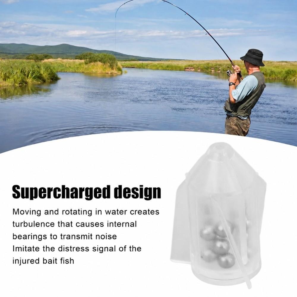 20PCS PVC Fishing Lure Rattles Multifunctional Fishing Bait Rattles Bait Weight Rattles  For Catfish