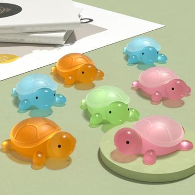 4Pcs Handmade Essential Oil Soap for Kids Natural Ingredients Moisturizing Soap Cute Mini Turtle Shape Handcrafted Fragrance Soap Home Hygiene Gift