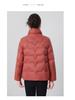 Women's Short Lightweight Down Jacket - Fashionable Turn-Down Collar, Duck Down, 2025 Korean Style, Warm Outerwear