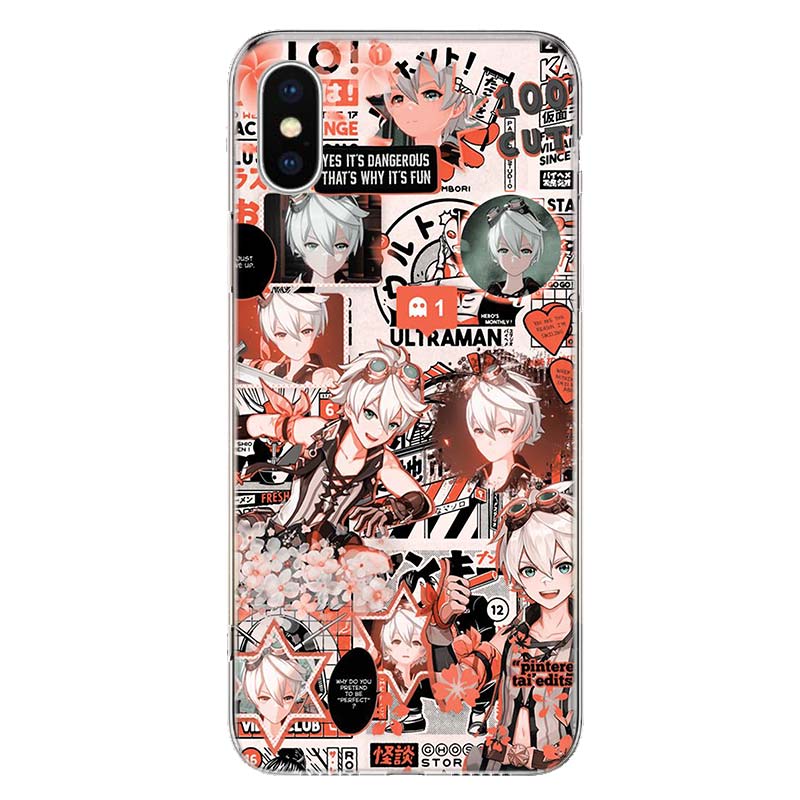 Genshin Impact Game Cover Phone Case For Apple iPhone 11 12 13 14 Pro 7 XR X XS Max 6 6S 8 Plus + Mini 5 SE Print Soft Cover