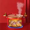Micro Pressure Pot 7L Heat Resistant Soup for Milk Pasta Noodle Cereals