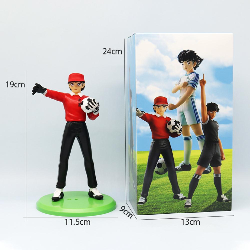 Captain Tsubasa Anime Figure Ozora Tsubasa Action 18cm PVC Hyuuga Kojirou/Wakabayashi Genzou Figurine Collection Model Toys