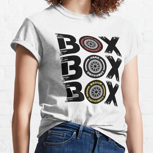 Box Box Box F1 Tyre Compound V2 Design Classic T-Shirt XXL
