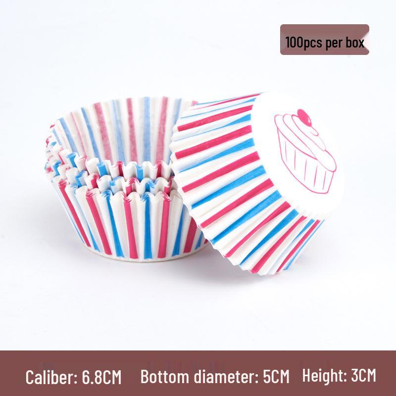 Snowy Niang Oilproof Cartoon Cake Cups - Cupcake Liners & Butter Paper for Baking