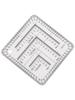 7cm Map Scale Protractor for Accurate For Construction Measurements Lightweight Acrylic Ruler for Geography Learning Tasks