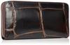 Real Mind Prima Crocodile Leather Chocolate Wallet,