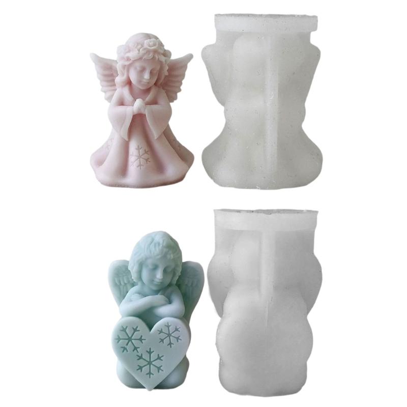 Candle Silicone Moulds Crafting Molds Soap Making Molds Christmas Series Resin Art Molds Suitable for Any Occasion