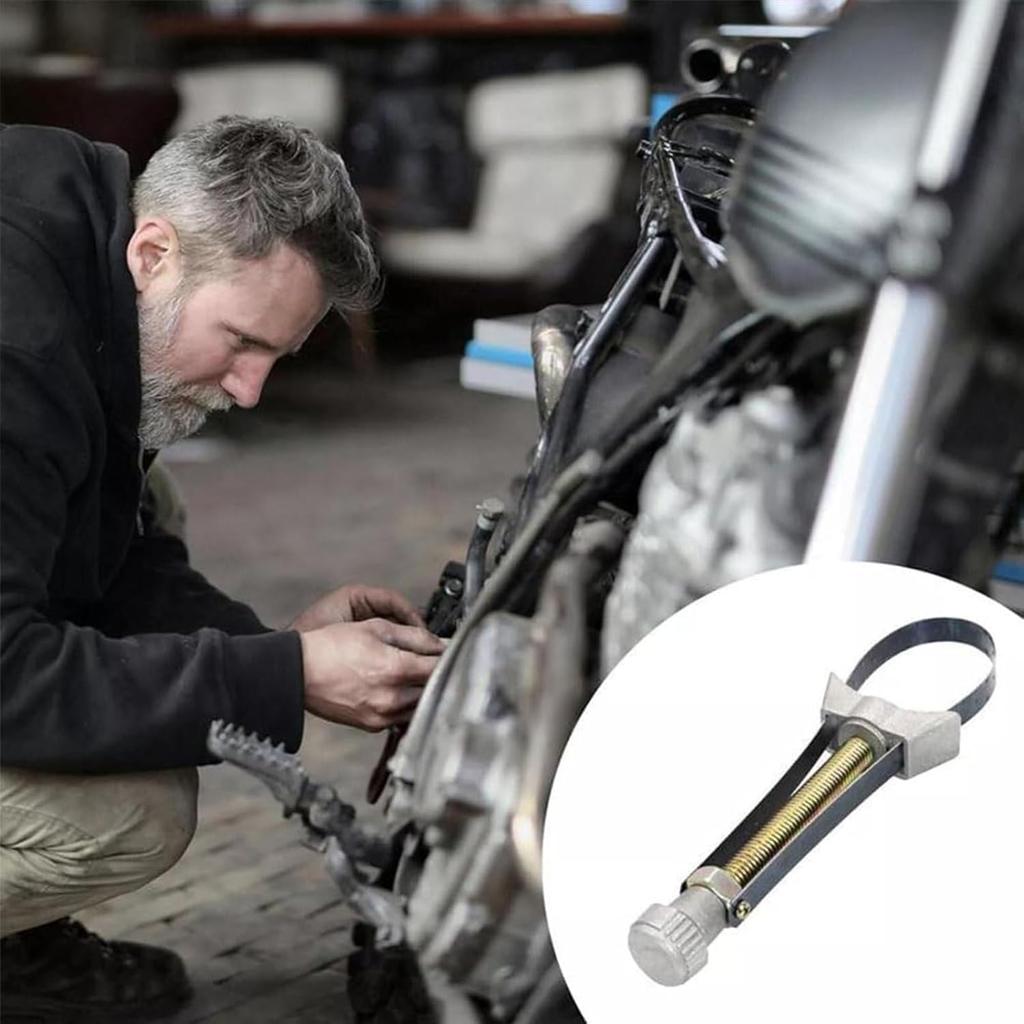 Auto Car Diameter Adjustable Oil Filter Removal Strap Wrench Tool, New Upgrades Adjustable Oil Filter Wrench, 60mm To 110mm Diameter Adjustable
