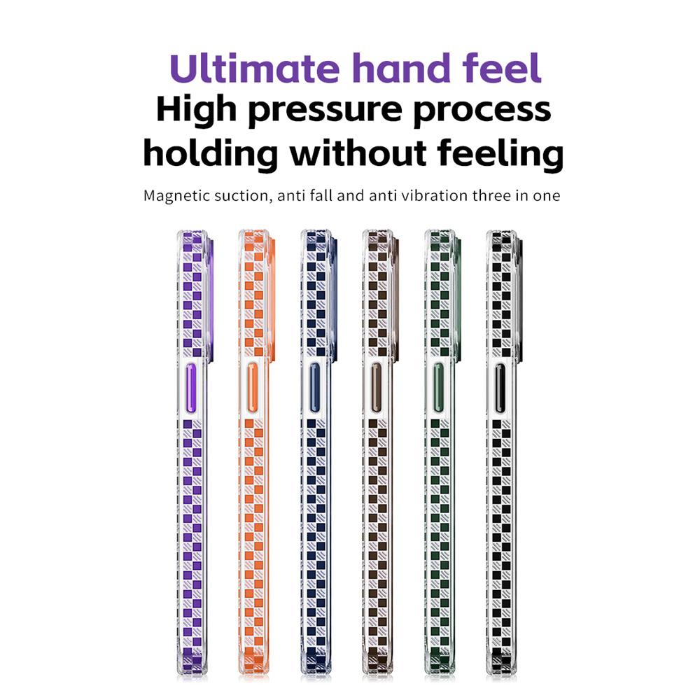 Transparent For Magsafe Magnetic Wireless Charge Phone Case For iPhone 16 14 11 12 13 15 Pro Max Hybrid Armor Protection Cover