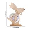 Easter Wooden Rabbit Ornament Cute Standing Bunny for Spring Easter Home Table Decoration Party DIY Crafts Kids Favors Gift 2026