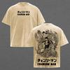 Kettensägenmann Aki Himeno Teufel Grafik T-Shirt Herren Damen Kleidung Kurzarm Baumwoll-T-Shirts Gewaschen Streetwear Vintage T-Shirt