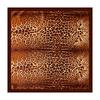 Headscarf, Faux Silk Satin Square Scarf, Leopard-print Scarf, 90cm Large Scarf