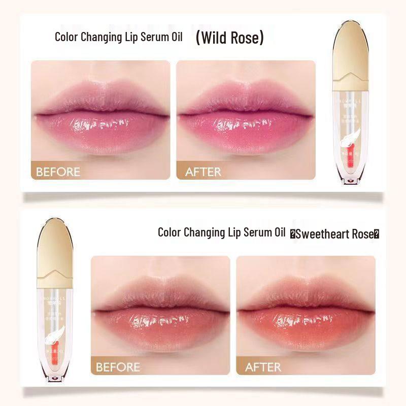 Douyin Hot Small Tree Lip Serum Oil: Moisturizing and Repairing Lip Oil 01#Wild Rose