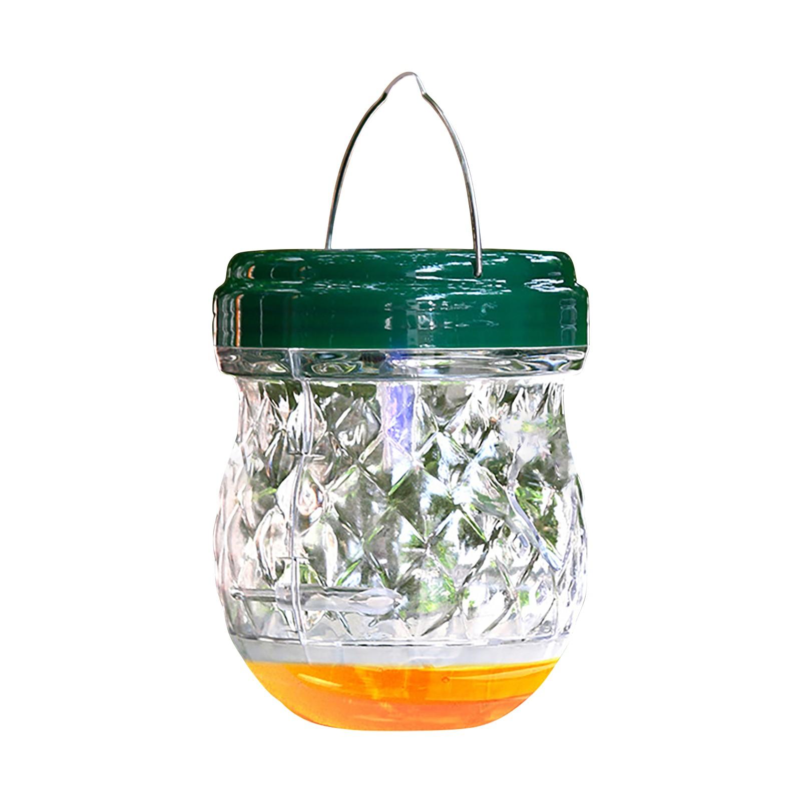 

Ловушки наружные подвесные солнечные ловушки для пчел для наружного использования HornetTraps BeeWasp Catcher для наружного использования в саду One Size зелёный