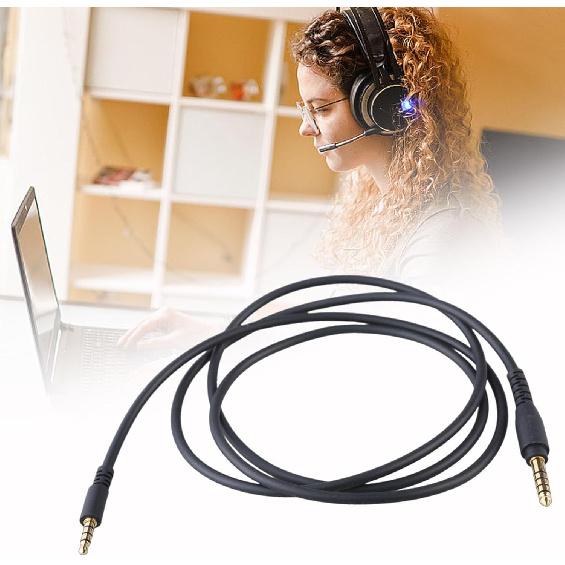 4.4mm Headphones Cable for Headphones Replacement Music Cable Cord Headphone Connected to Playback Device Cable