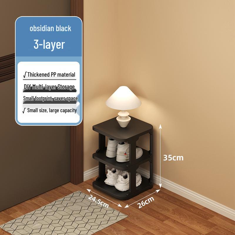 Multi-layer Shoe Rack for Narrow Entrances - Compact Indoor Storage for Dorms & Rental Homes
