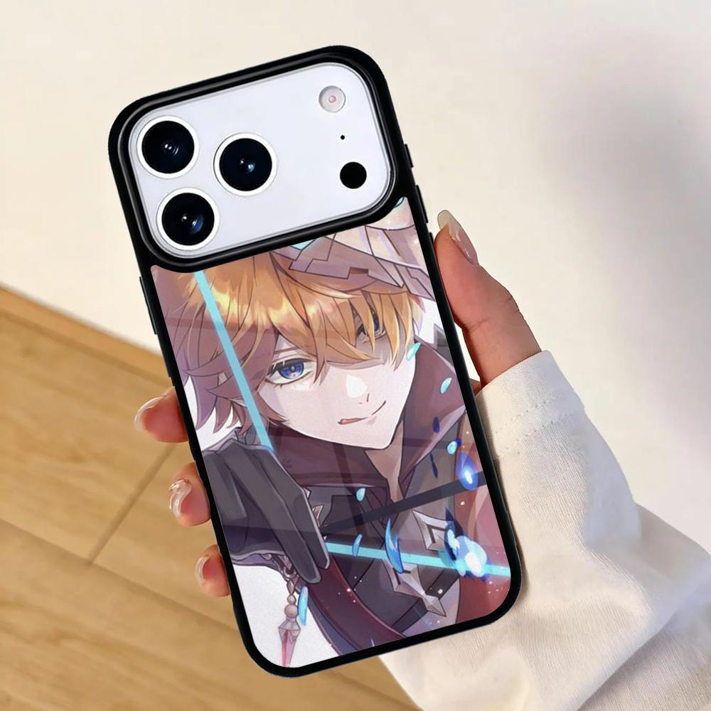 Tartaglia Genshin Impact Phone Case For Apple iPhone 17 air 16 Pro Max 15 Pro Max 14 13 12 11 Mini Back Cover